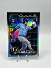 Austin Shenton 2024 Topps Update Series rainbow foil RC Tampa Bay Rays #US275