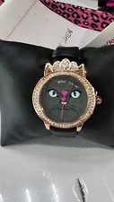 betsey-johnson-purrfect-black-cat-princess-kitty-watch-bj006902
