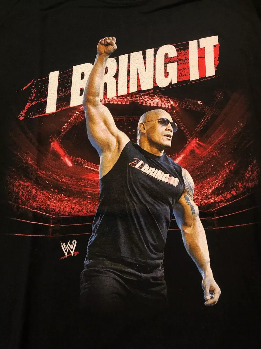 WWE T Shirt THE ROCK I Bring It WWE Authentic Size X Large XL