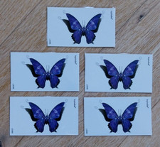 FIVE TEMPORARY BUTTEFLY TATTOOS