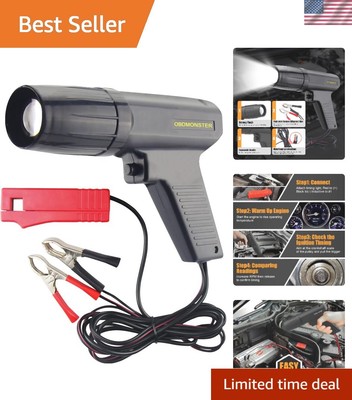 Inductive Timing Light Gun for 12V Engines - Essential Tool for DIY Mechanics