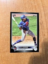 2022 Topps Series 2 - Otto Lopez - #422 Black Parallel #'d 45/71 BLUE JAYS