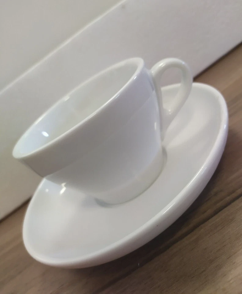 Set 6 Tazze Da Colazione Cappuccino Con Piattino RGG Coffee Line Porcellana - Immagine 4 di 4