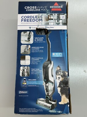 BISSELL CROSSWAVE 2554 Multi-Surface Cordless MAX Wet/Dry Vaccum - SEALED