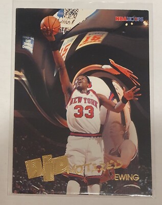 Patrick Ewing New York Knicks 1996-97 NBA Hoops HIPnotized Trading Card  H12