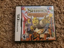 Shrek's Carnival Craze Party Games (Nintendo DS, 2008) Complete with Manual