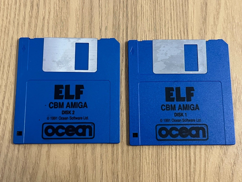 Amiga Ocean ELF Vintage 1991 Gra - Pudełko i działa -👽👾Pomysł na prezent retro👾👽 - Zdjęcie 10 z 12