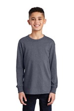 Port  Company Youth Long Sleeve Core Cotton Tee