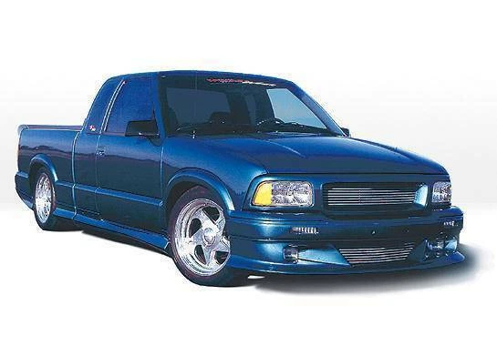CUSTOM STYLE PAIR OF SIDE SKIRTS FOR 94 03 Chevy S10 Extd Cab 2dr