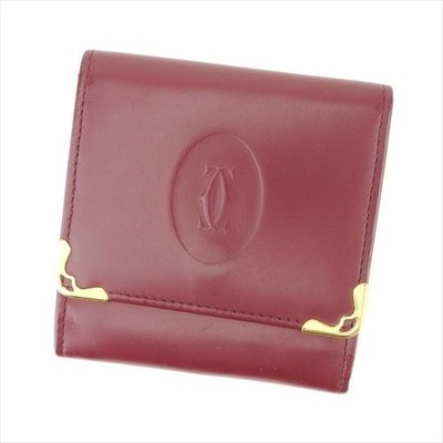 cartier leather purse