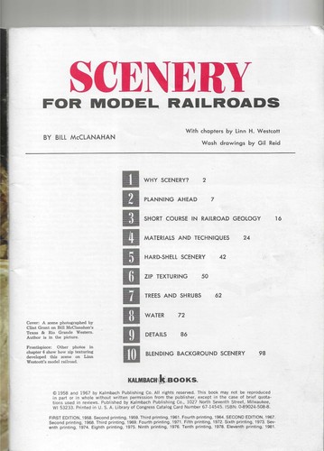 1981 SCENARIO PER MODELLISMO FERROVIARIO di Bill McClanahan, Caboose Hobbies - Foto 2 di 10