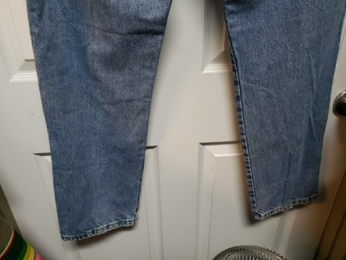 Wrangler Mens Western Jeans Size 36x30 Grunge Faded  - Picture 5 of 13