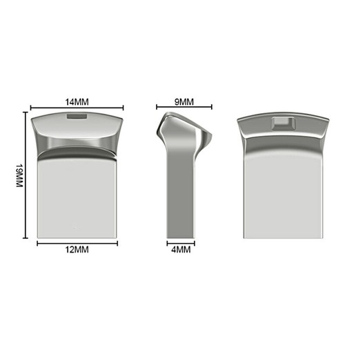 Mini Metal Usb Flash Drive 1/2TB Pen Drive High Speed Memory Stick&&h - Afbeelding 3 van 16