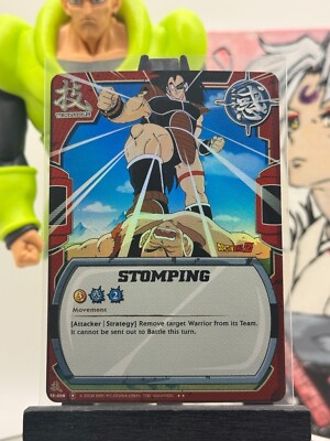 Bandai Dragon Ball Z CCG Stomping TE-018 Unl Edition Rare Foil!