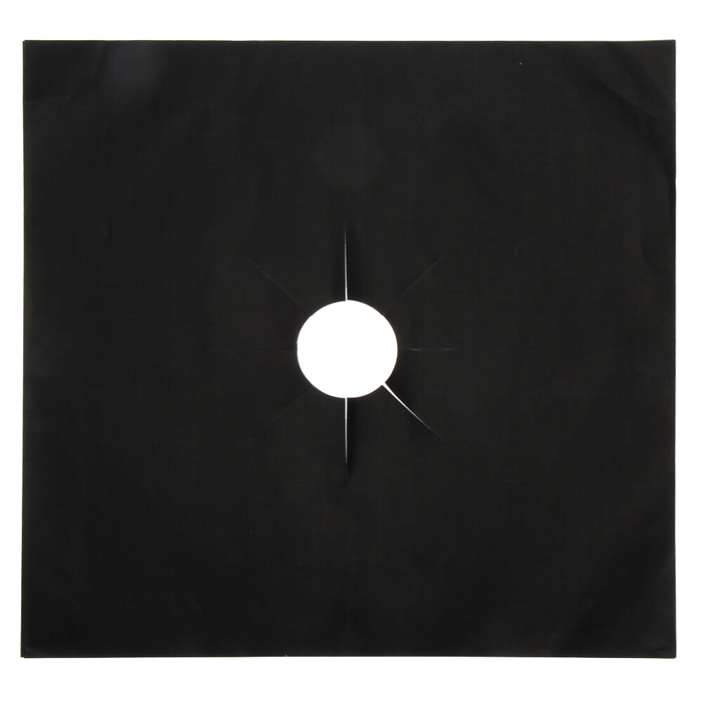  6pcs Reusable Gas Stove Protector Gas Hob Liners Burner Clean Mat