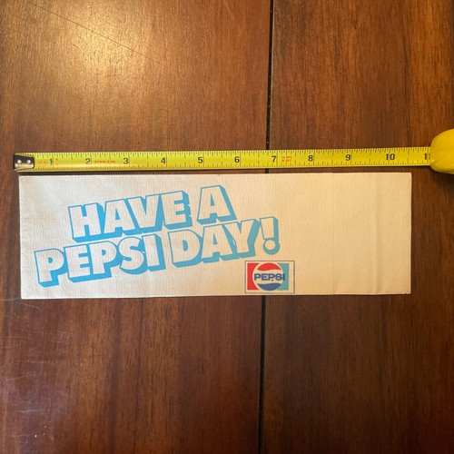 Rare :: Old, Vintage Paper Pepsi Hat Have A Pepsi Day Paper Hat - Picture 3 of 12