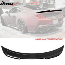 Fits 24-26 Ford Mustang S650 Trunk Spoiler DECK Carbon Fiber Print Rear Lid Wing