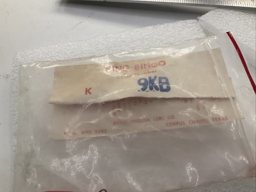Vintage Doug English King Bingo No.9KB Original Packaging Corpus Christi Texas - Picture 16 of 20