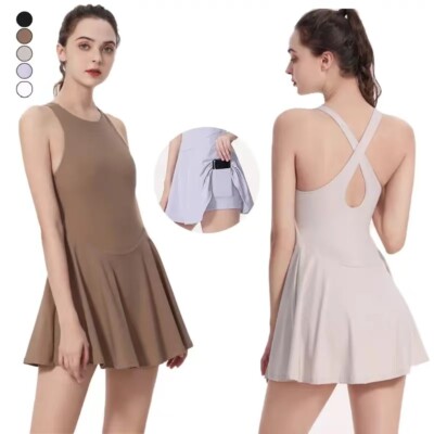 fitness dress with shorts Midi Fit-and-Flare Pink Floral Summer Dress: Aloura Peach Rose Floral Print  / XSmall main image 1