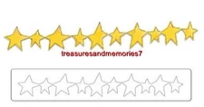 Sizzix Sizzlits STARS BORDER STRIP DIE 655531