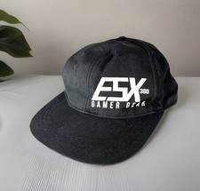 ESX 360 Gamer Gear Baseball Cap Black Hat One Size Video Gaming