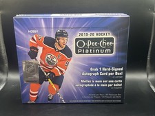 2019-20 Upper Deck O-Pee-Chee Platinum Hockey Hobby Box