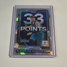 Panini Luka Doncic NBA Jersey Match  33 Points #1 77/125 Real Madrid Euroleague