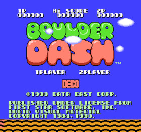 Boulder Dash pre-owned Nintendo Famicom NES Tested