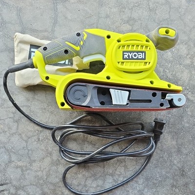 Ryobi BE319 Belt Sander Corded Electric 120V 6.0A with Dust Bag