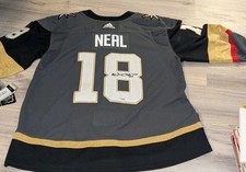 James Neal Vegas Golden Knights Signed NHL Hockey Jersey Fanatics NWT