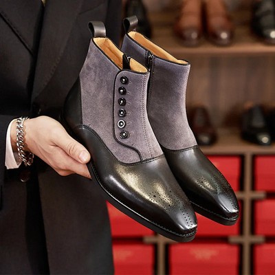 Retro British White Slip-on Solid Color Lazy Shoes Casual Leather Shoes