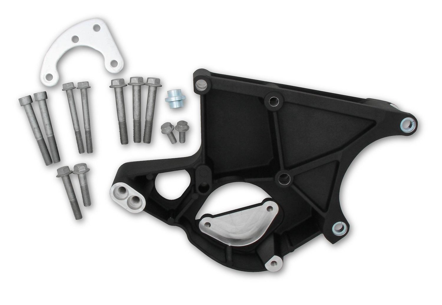 Holley 20-135BK LS Engine Accessory Drive Bracket Kit with Driver Side P/S