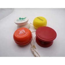 Vintage Promotional Yoyo Lot of 4 Mixed Colors Advertising Westridge UT Medicine