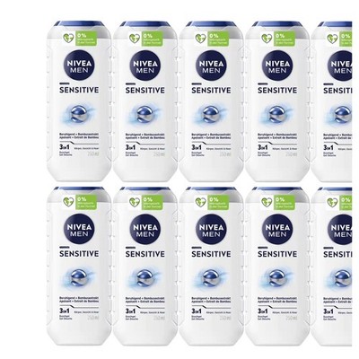 MEGA-SET 10 x Nivea Duschcreme Derma Control Extra Komfort | pures Hyaluron + B5