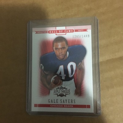 Gale Sayers 2007 Topps Triple Threads Red /1449 HOF Bears Legend #97 