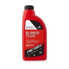 Blinker Fluid – Gag Gift – Dad Joke – Car Guy Prank – 1 Quart (Empty) Bottle