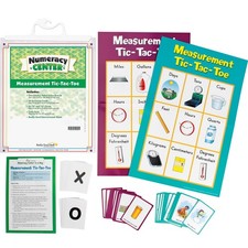 Measurement Tic-Tac-Toe Numeracy Center - 1 Kit - Ages 7-8 Grades 2-3