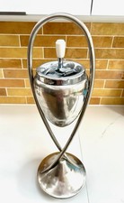 Mid Century Modern Standing Push Ashtray. Cendrier sur pied à poussoir. 1960’s.