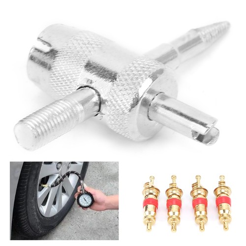 Valve Cores Tool Set With 4 In 1 Stem Tire Valve Remover With 4 In 1 For - Picture 8 of 22