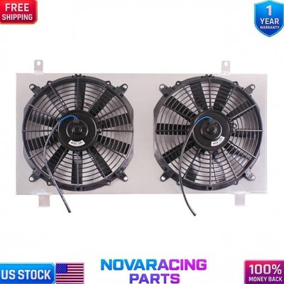 Electric Fan+Shroud For 02-07 Subaru Impreza WRX STI 2.0L 2.5L 2458CC Radiator