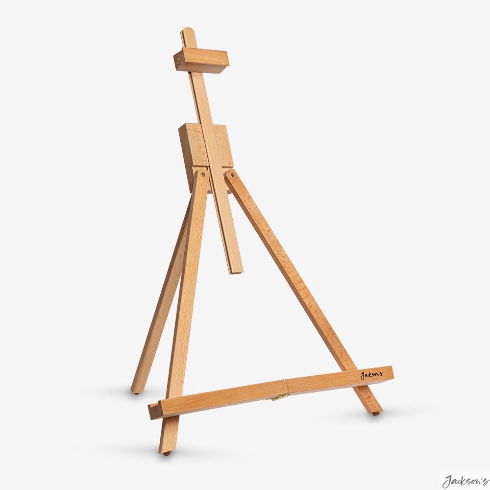 Jackson's Tripod Table Easel Beechwood 69cm Max Canvas Tabletop Painting