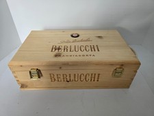 BERLUCCHI Franciacorta Italy Wood Wine Box 13...