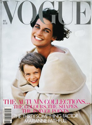 VOGUE magazine AUGUST 1989 Vanessa Duve PATRICK DEMARCHELIER Tatjana LINDBERGH