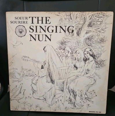 Soeur Sourire The Singing Nun 12'' Record 33RPM Mono Philips Folk PCC-203 **