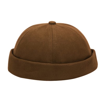 Unisex Cotton Docker Hat Cap Cuffed Beanie Hat Harbour Sailor Summer Hat for ...