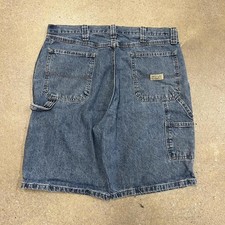 Wrangler blue denim carpenter jorts Size 36