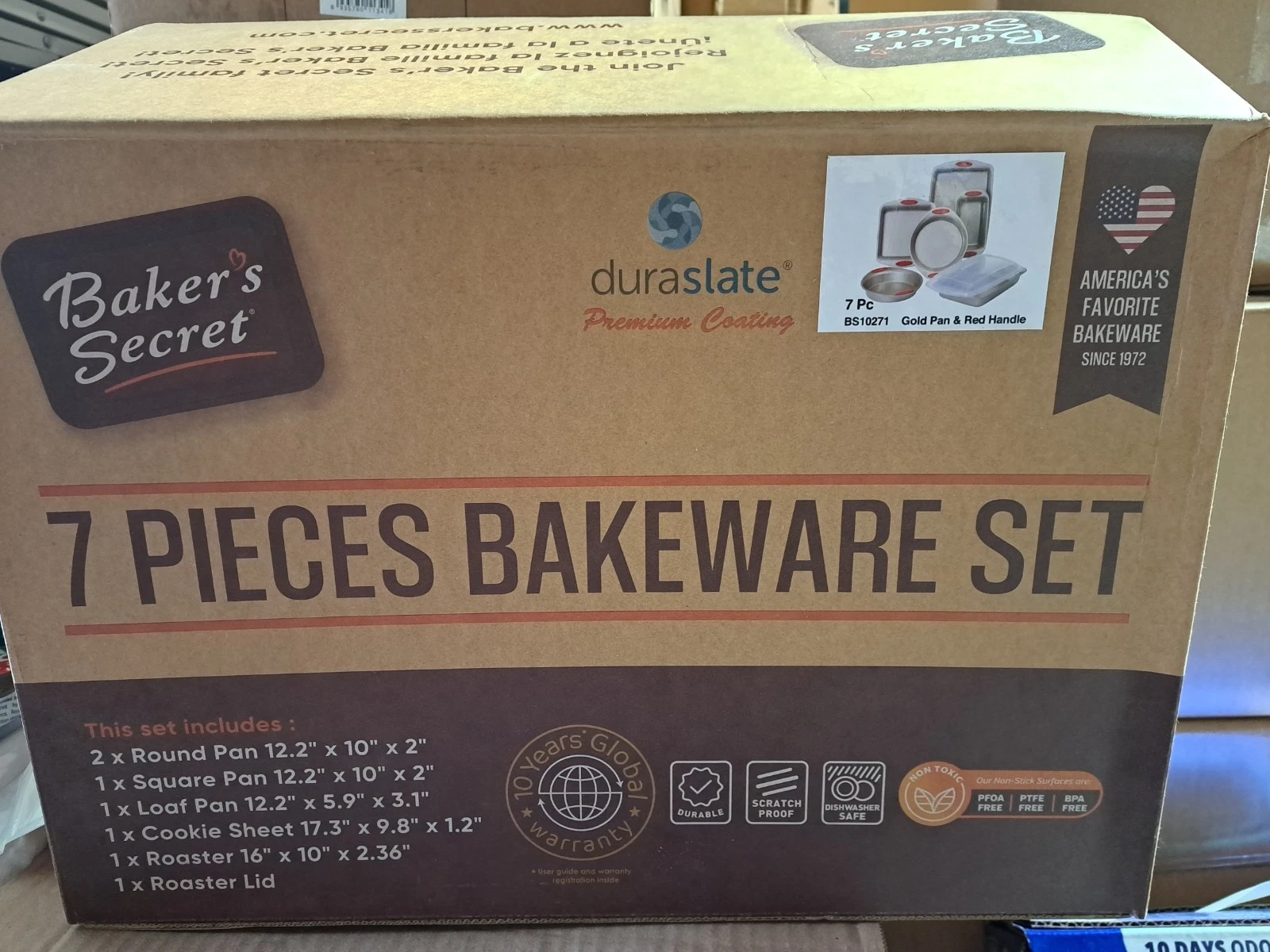 Bakers Secret 7 Pc. Bakeware Set