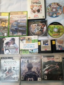 Huge Video Game Lot Dreamcast PS3 Xbox PC Sega Ps1