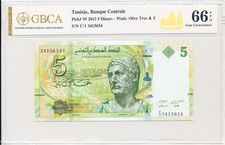 Banque Centrale Tunisia 5 Dinars 2013