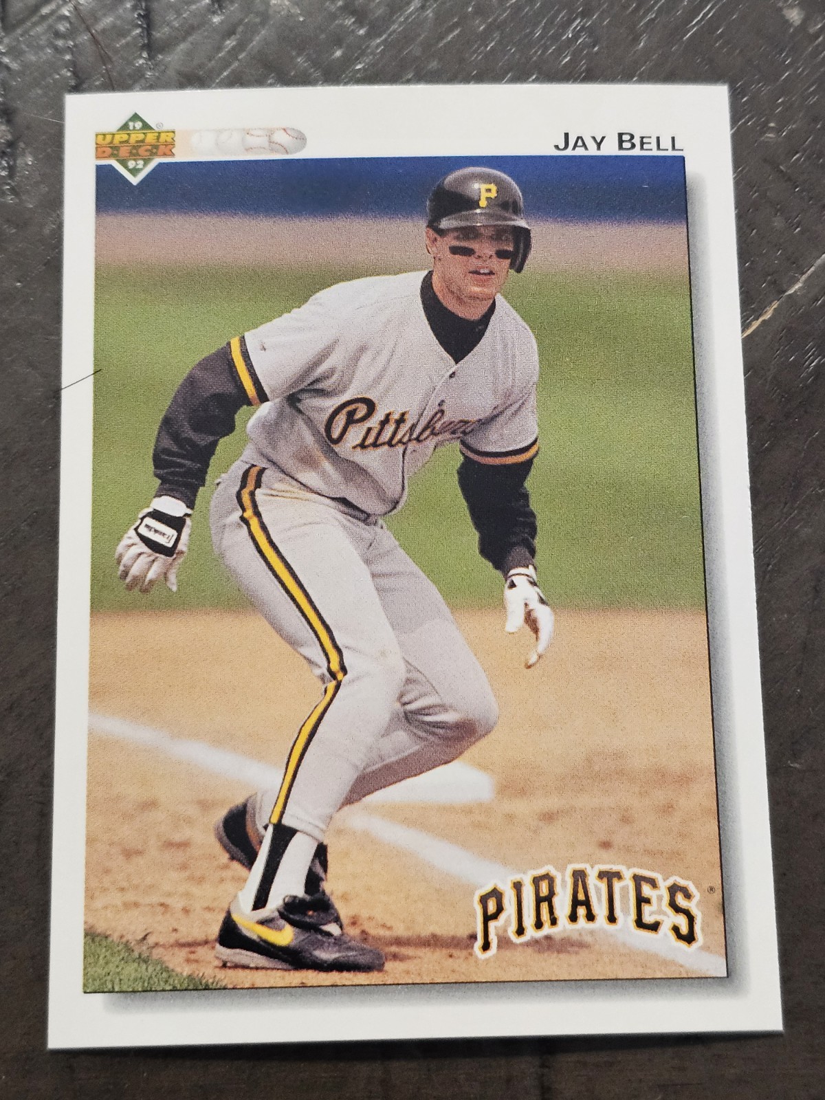 1992 Upper Deck Gold Hologram Jay Bell #115 Pittsburgh Pirates 